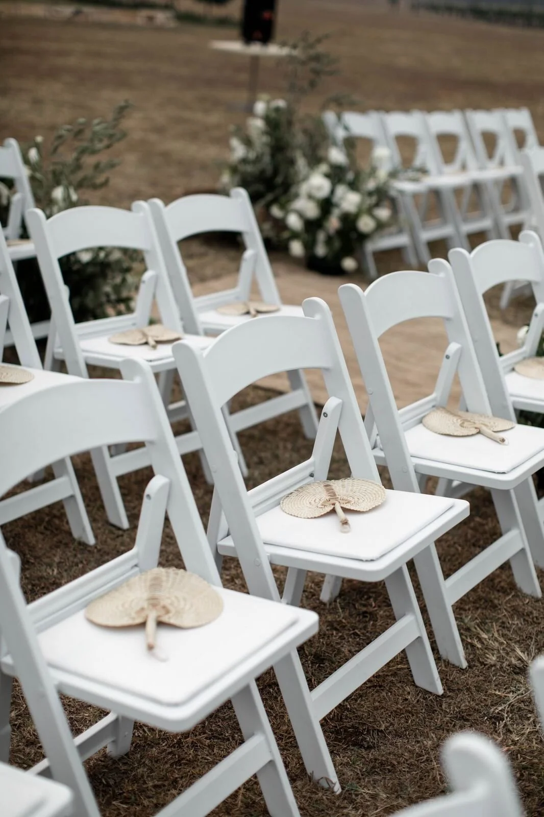 White timber chairs hotsell